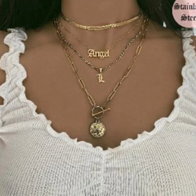 6MM Fashion Jewelry 24k Gold Plated Chunky Cuban Chain Statement Stainless Steel Gold  Chain Necklace for Men and Women